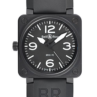 BELL＆ROSS ベル&ロス スーパーコピー BR01-92 Lefty ブラック 【世界限定50本】